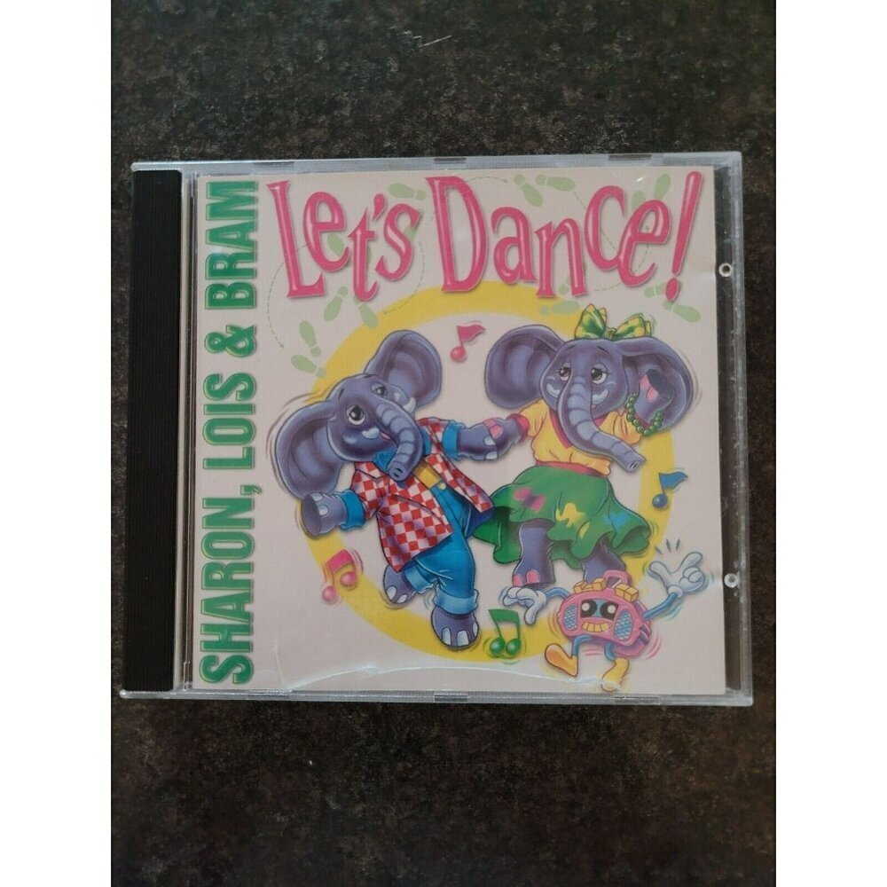 VTG Retro CD Sharon, Lois and Bram Let's Dance! 1995 RARE  kids music TV show